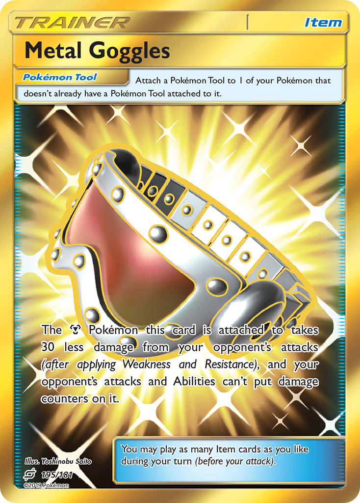 Team Up Metal Goggles #195/181